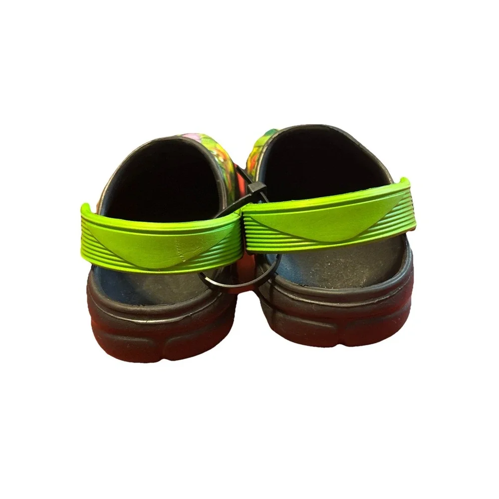 Kids Teenage Mutant Ninja Turtles Slip On Mules‎ Colorful Size 5-6 NWOT